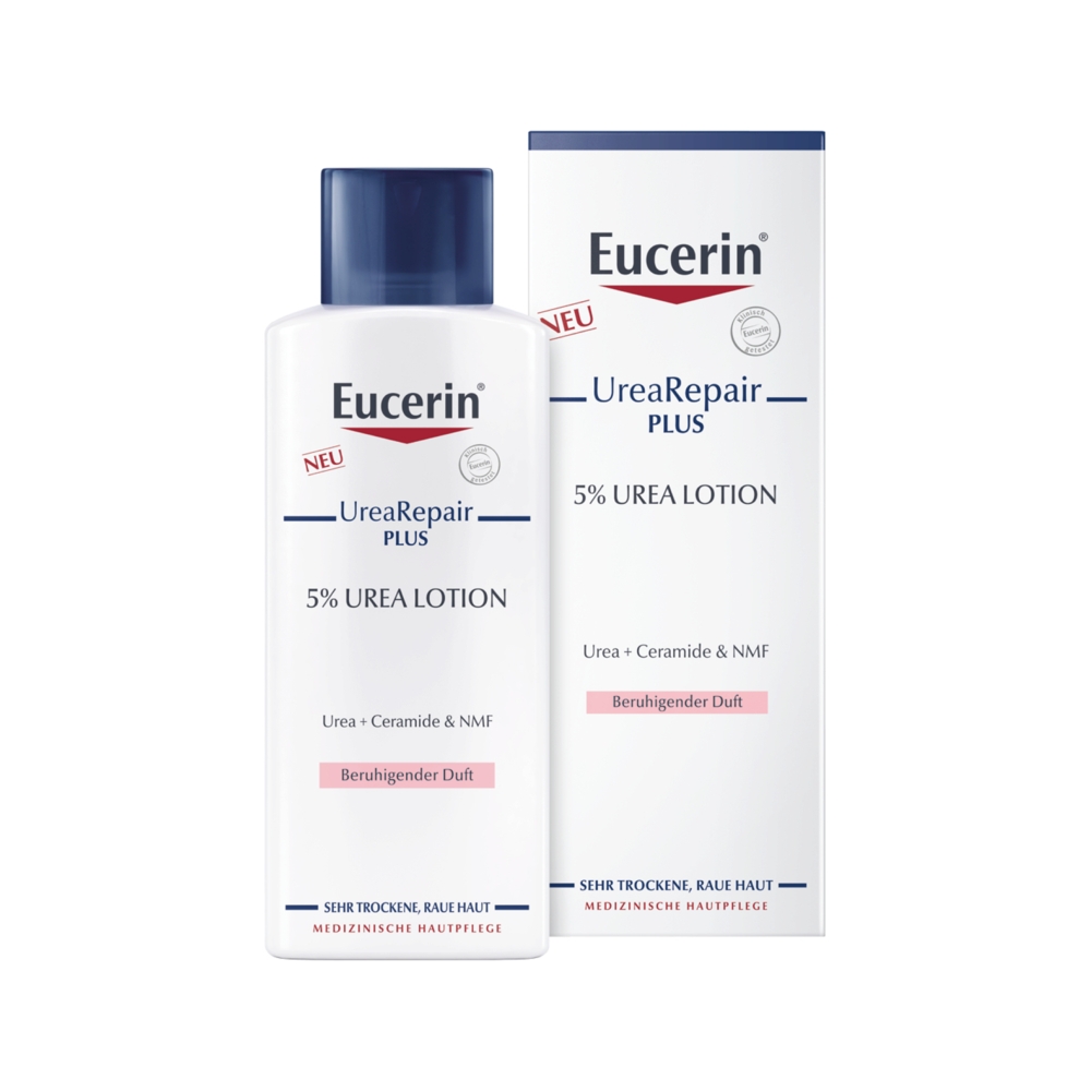 EUCERIN losjonas su 5 % šlapalo sausai odai UREAREPAIR PLUS, 250 ml -  