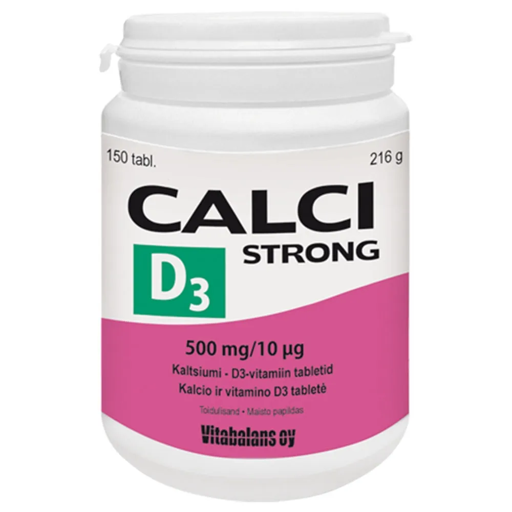 VITABALANS CALCI STRONG + D3, 150 tablečių -  