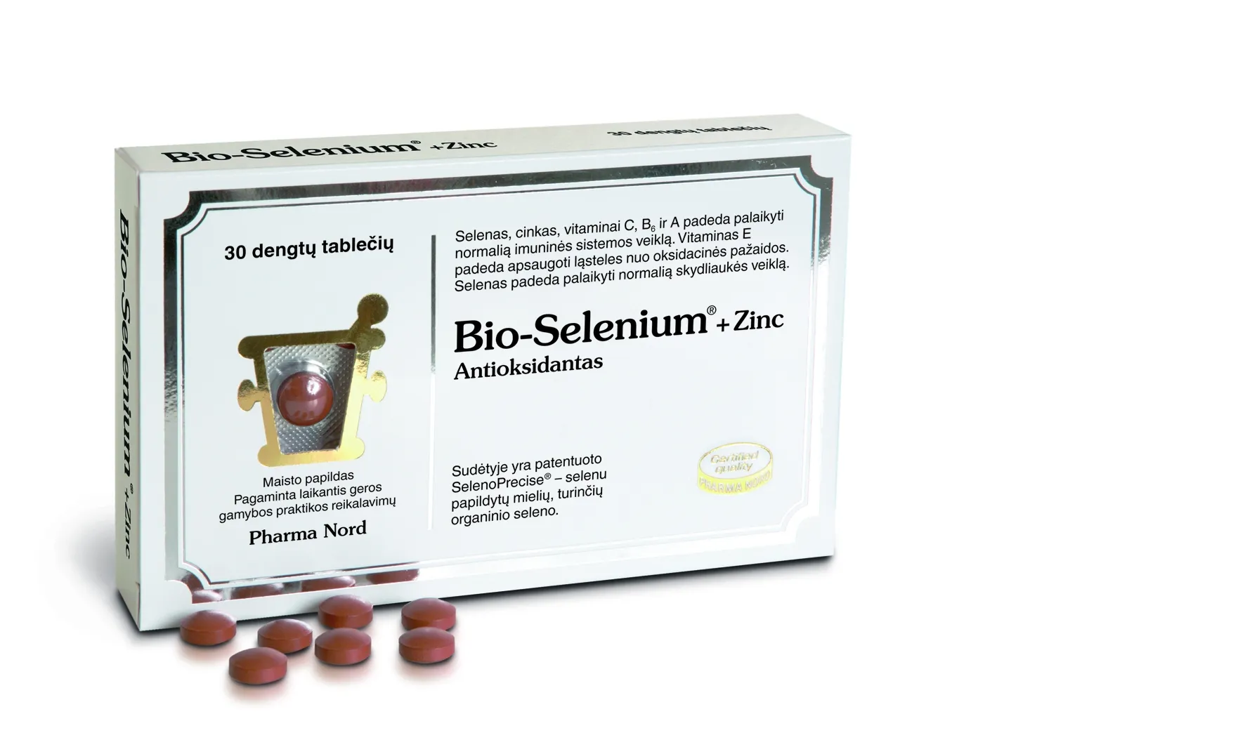 Bio-Selenium+Zinc dengtos tabletės N30 -  