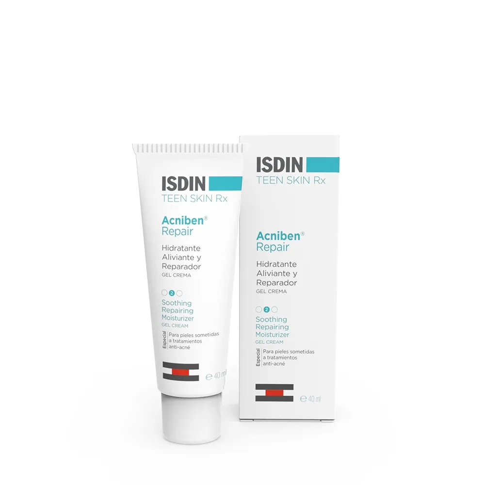 ISDIN drėkinamasis veido gelis-kremas ACNIBEN REPAIR, 40ml -  