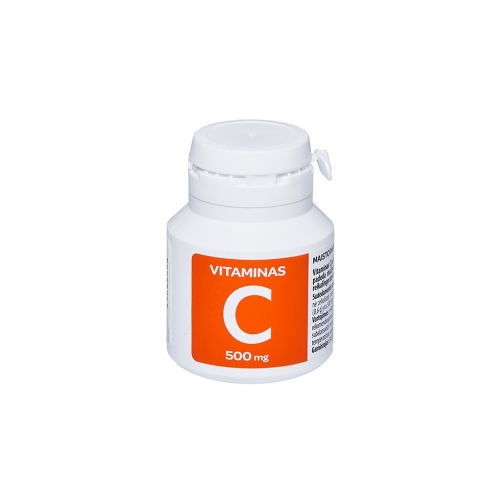 VITAMINAS C 500 mg, 50 tablečių -  