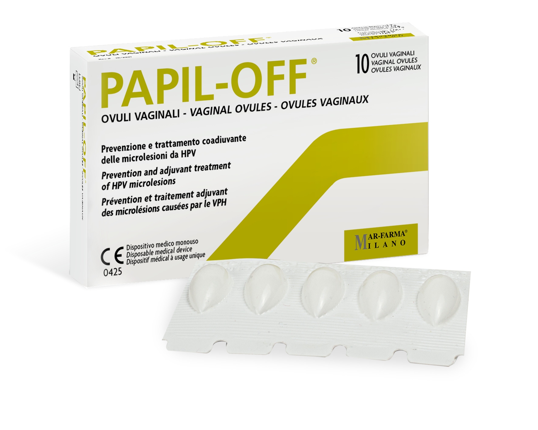 PAPIL-OFF makšties ovulės N10 -  