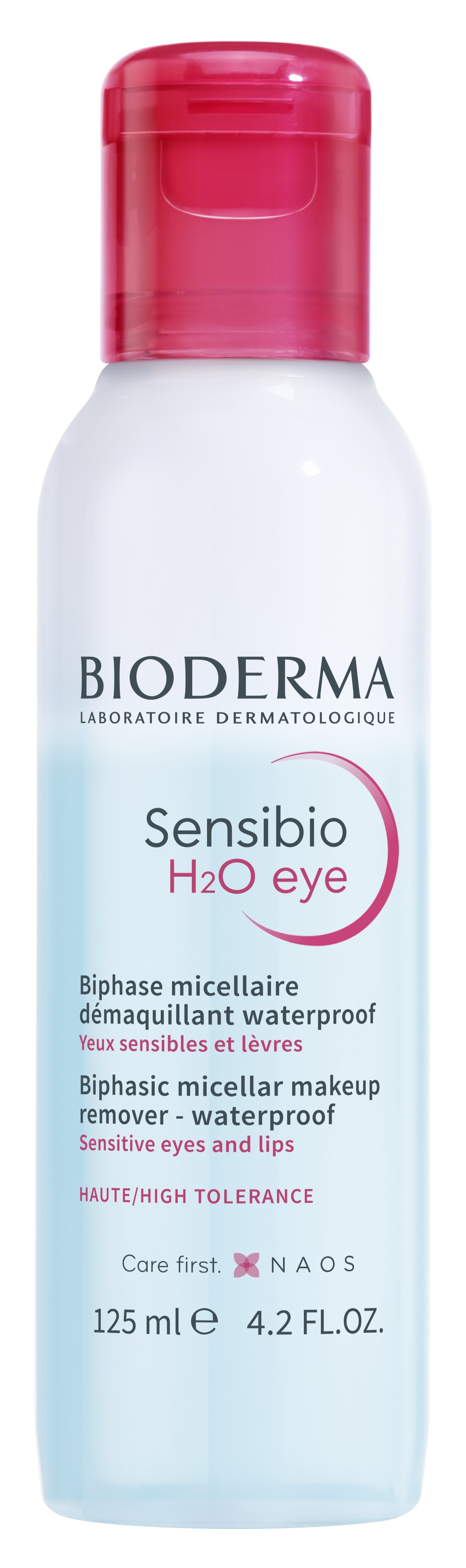BIODERMA dvifazis micelinis makiažo valiklis Sensibio H2O eye, 125 ml -  