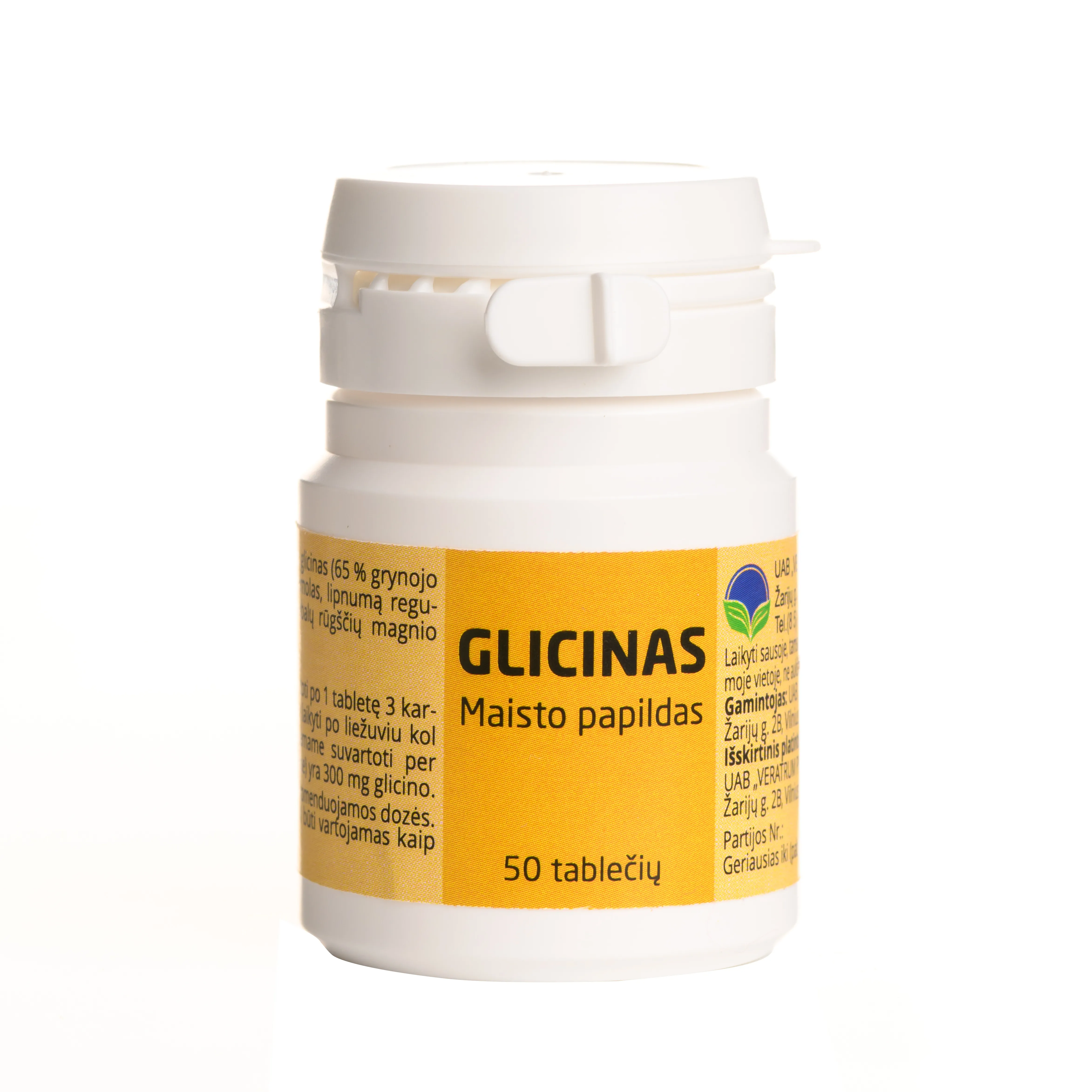 Glicino tabletės -  
