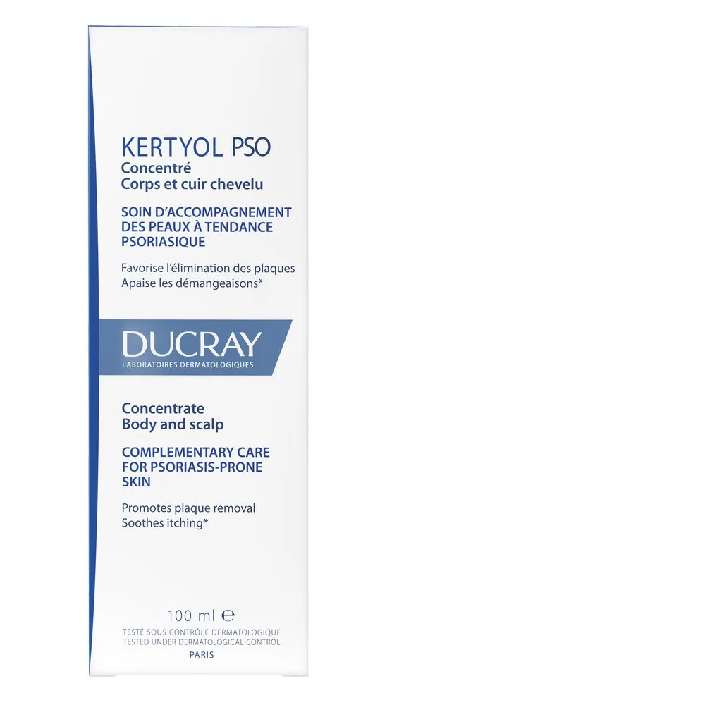 DUCRAY psoriazės pažeistos odos koncentratas KERTYOL PSO, 100 ml -  