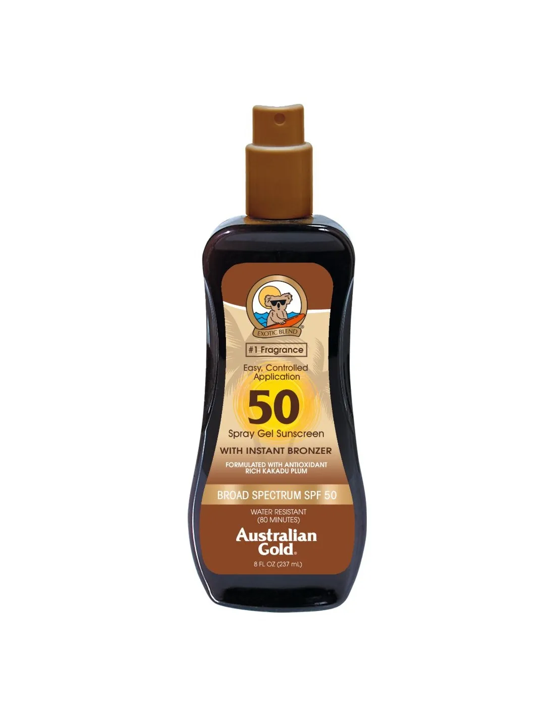 AUSTRALIAN GOLD apsaugos nuo saulės pienelis su bronzantais SPF50 -  2