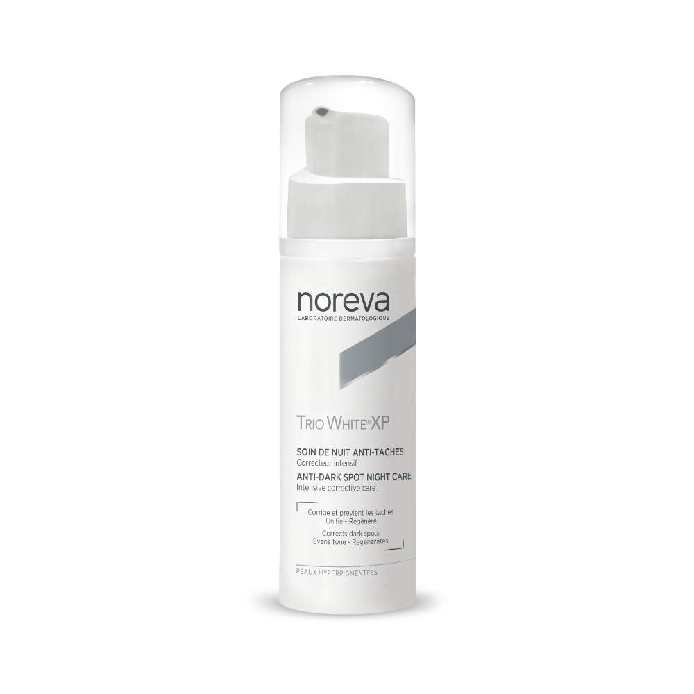 NOREVA naktinis pigmentines dėmes šalinantis kremas TRIO WHITE XP 30ml -  