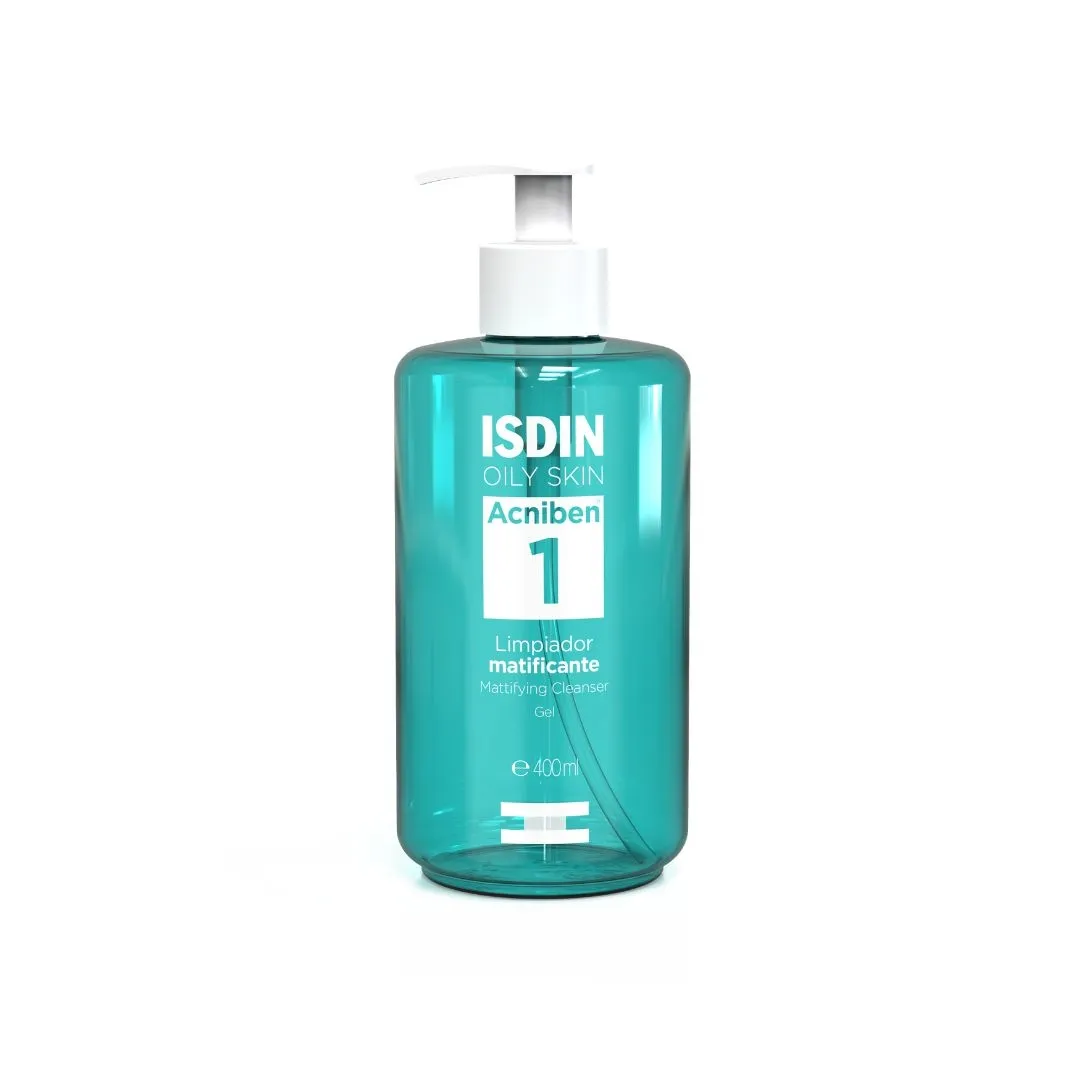 ISDIN matiškumo suteikiantis prausimosi gelis ACNIBEN, 400ml -  