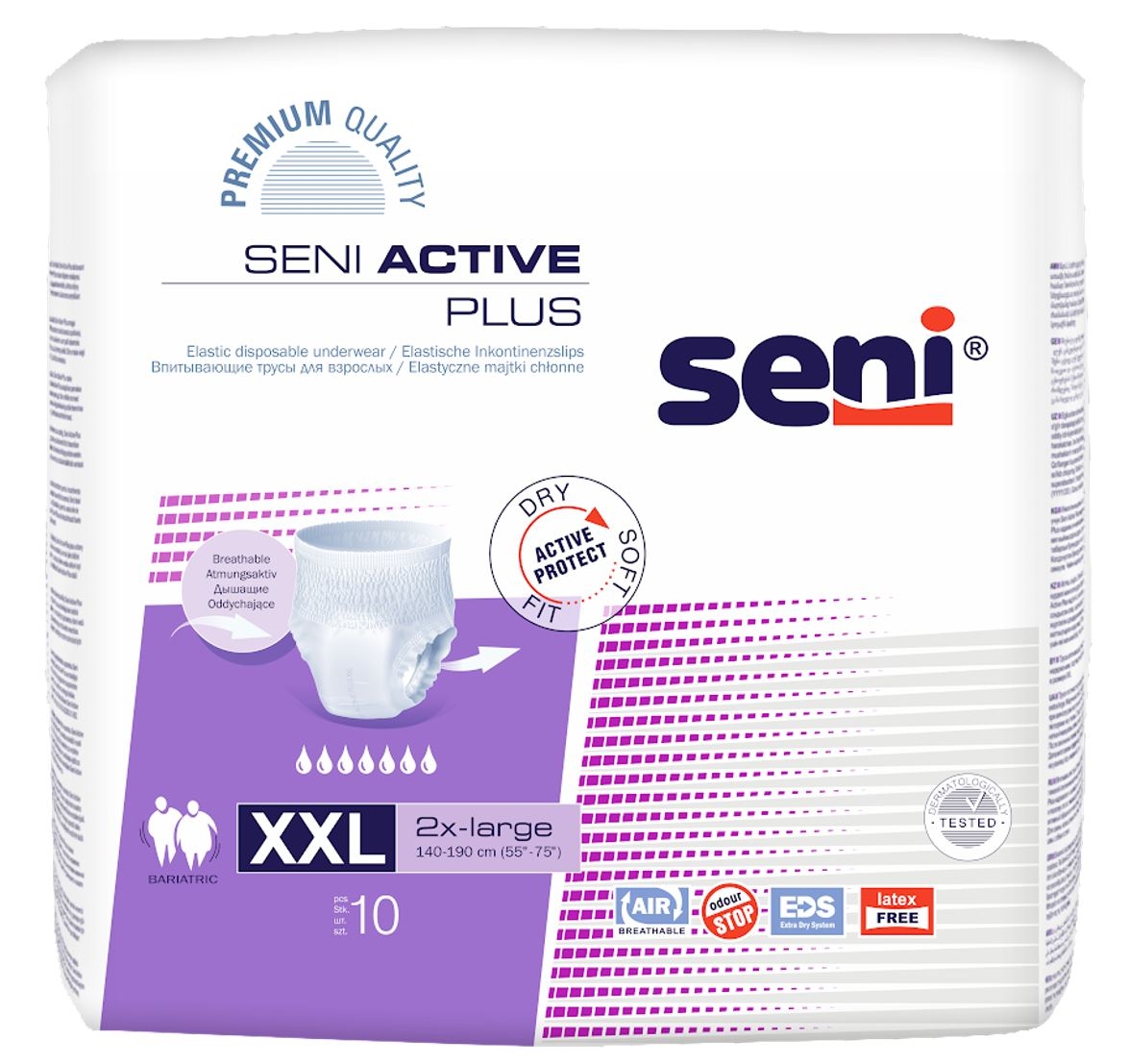 SENI Active Plus XXL (premium) sausk.-keln. N10 -  