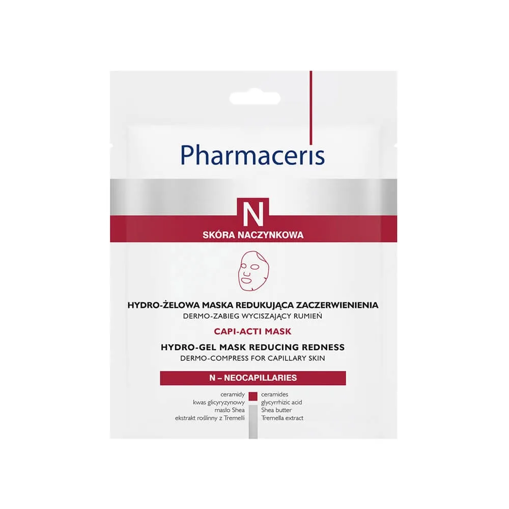 PHARMACERIS N paraudimą mažinanti lakštinė kaukė CAPI-ACTI MASK, N1 -  