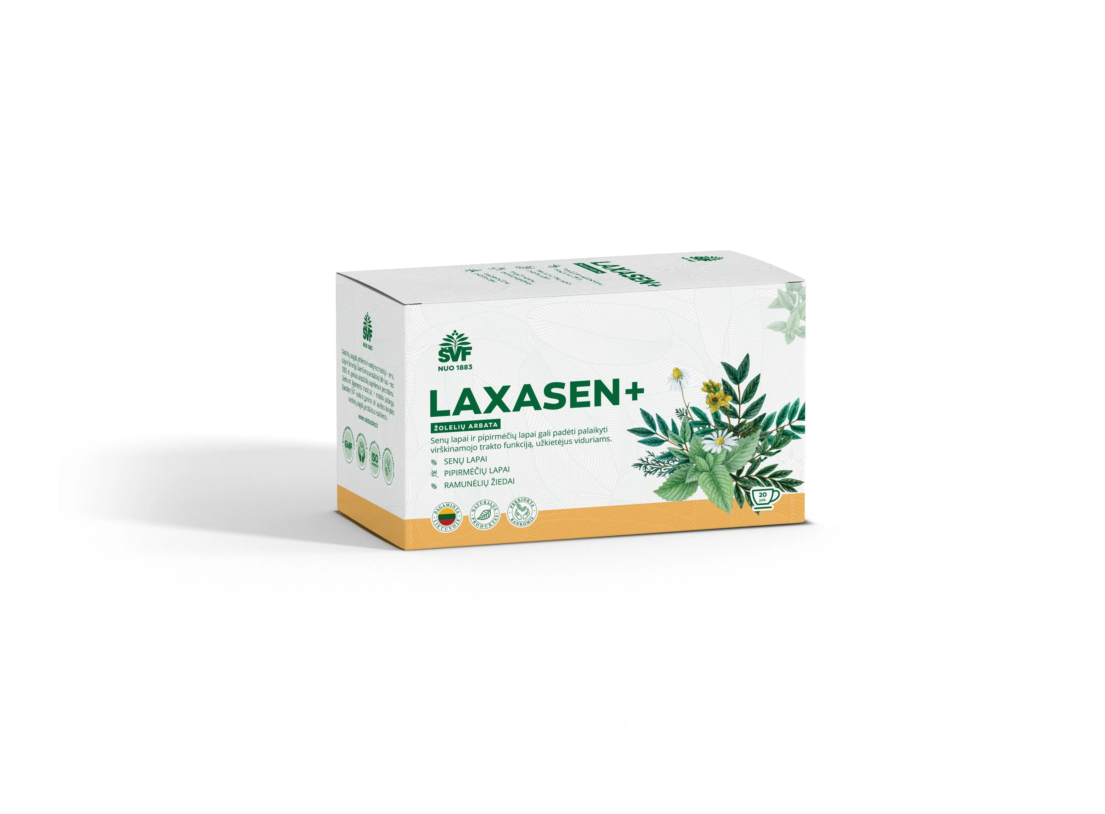 ŠVF žolelių arbata LAXASEN+, 1.5g x N20 -  