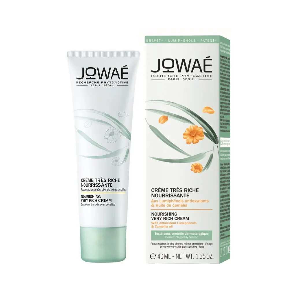 JOWAE maitinamasis kremas sausai odai su kamelijų aliejumi, 40ml -  