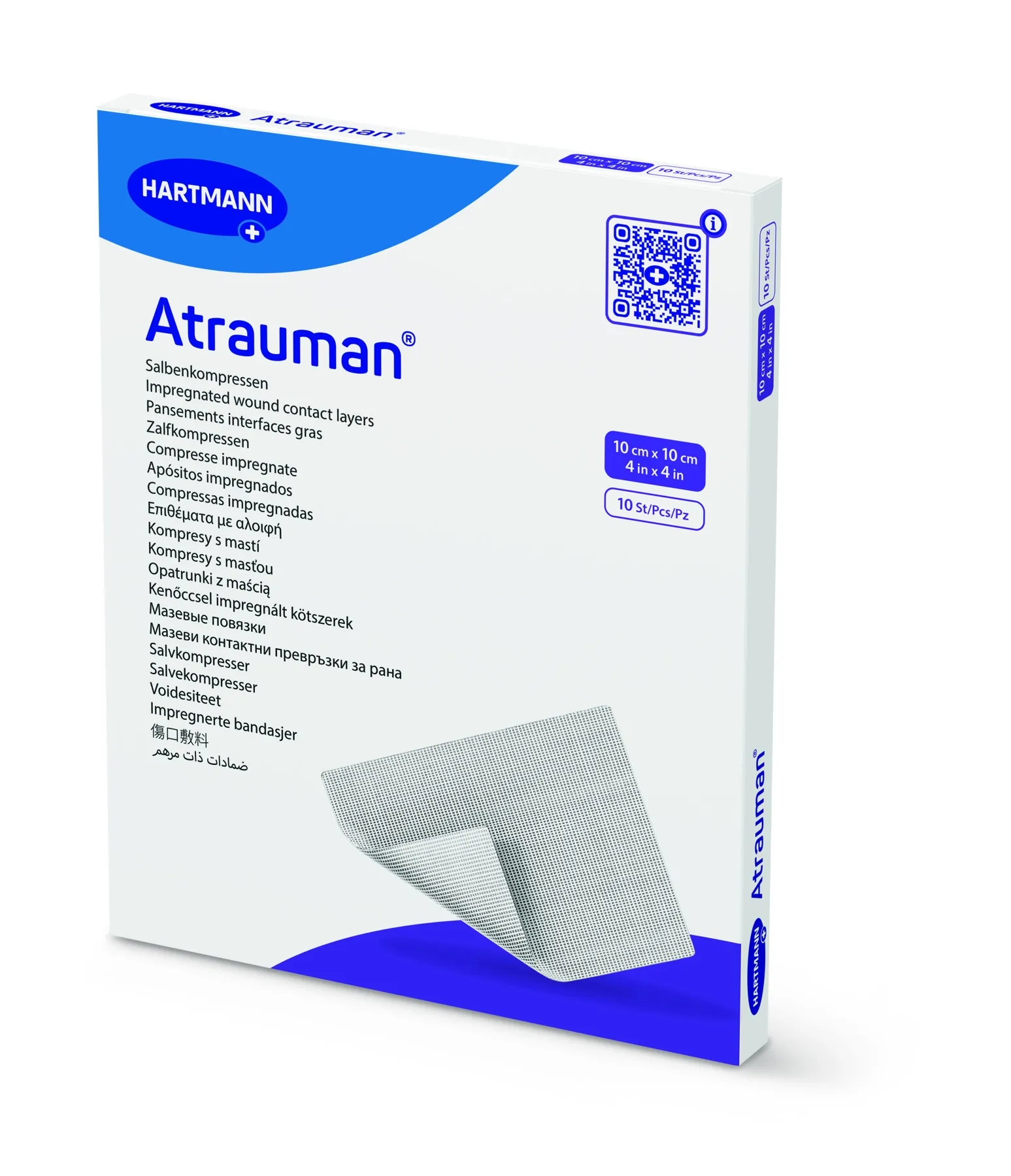 ATRAUMAN sterilus tinklelinis tvarstis, 10 x 10cm, 1 vnt. -  2