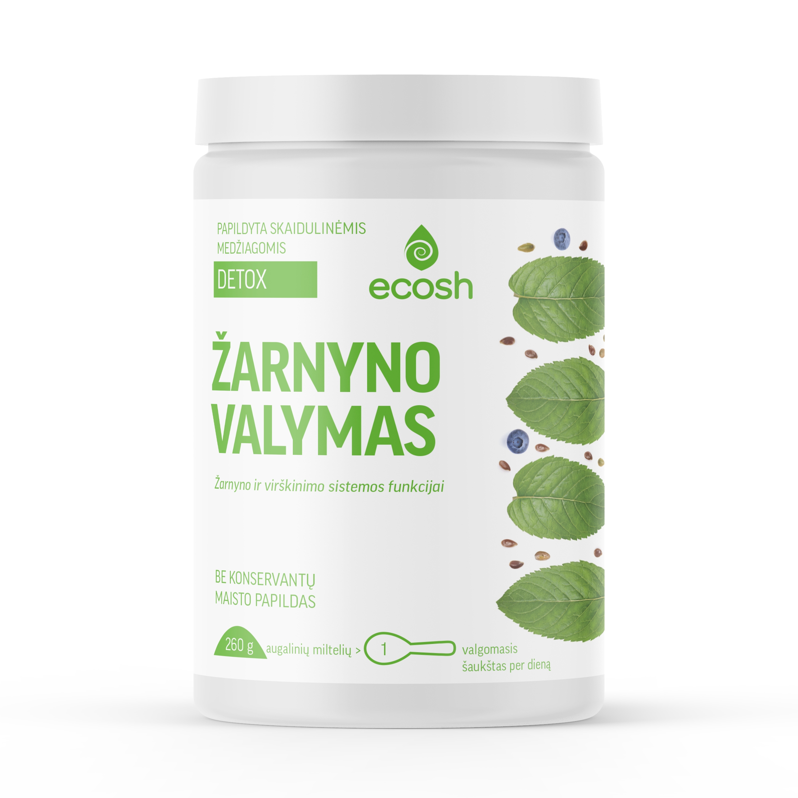 ECOSH žarnyno valymui DETOX, 260g -  