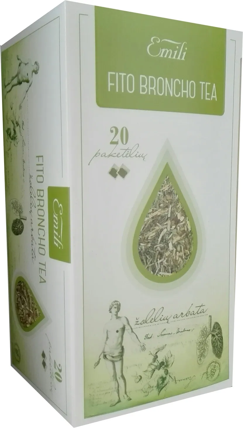 EMILI arbata FITO BRONCHO, 1.5g N20 -  