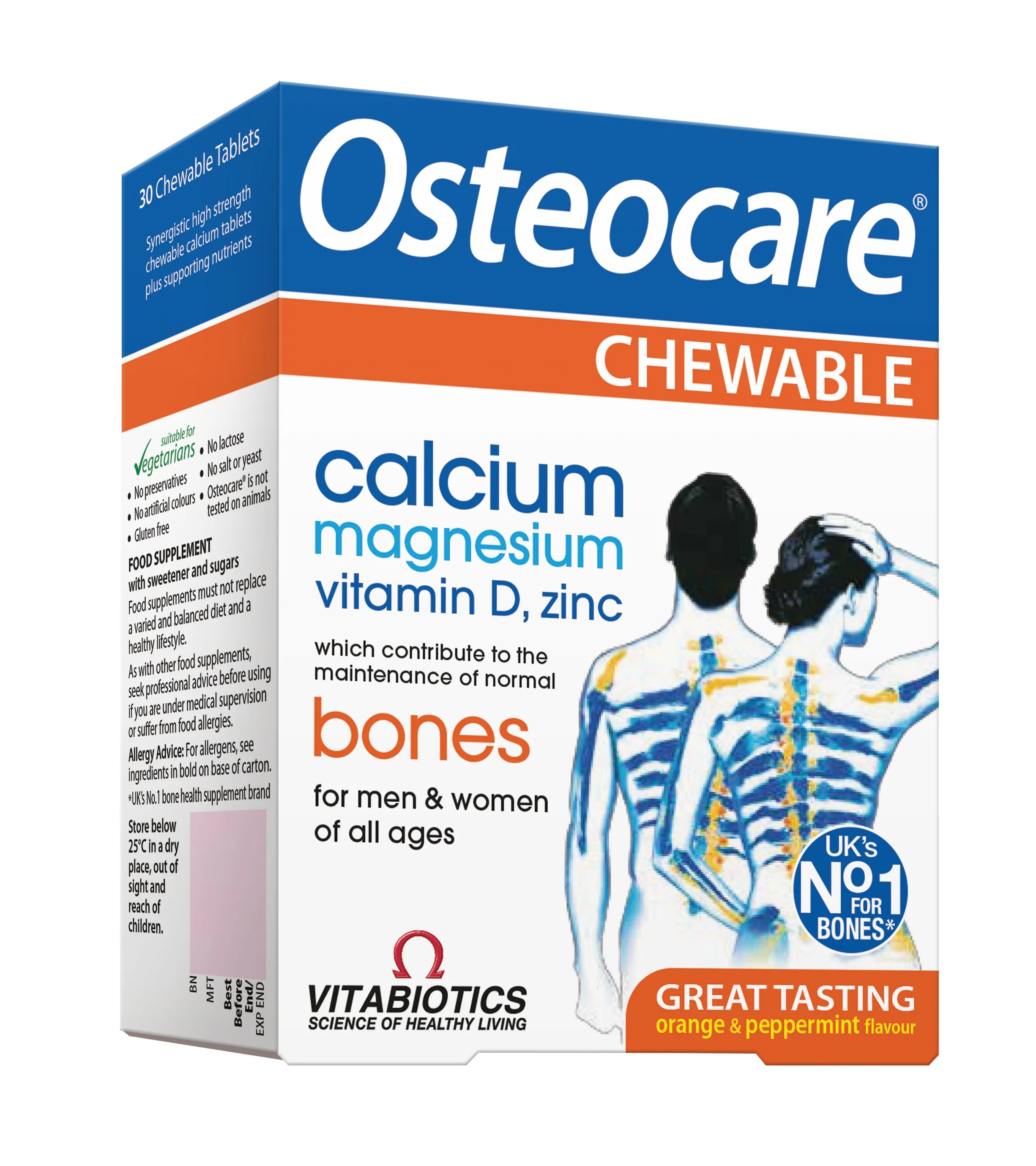 Osteocare kramtomosios tabletės N30 -  