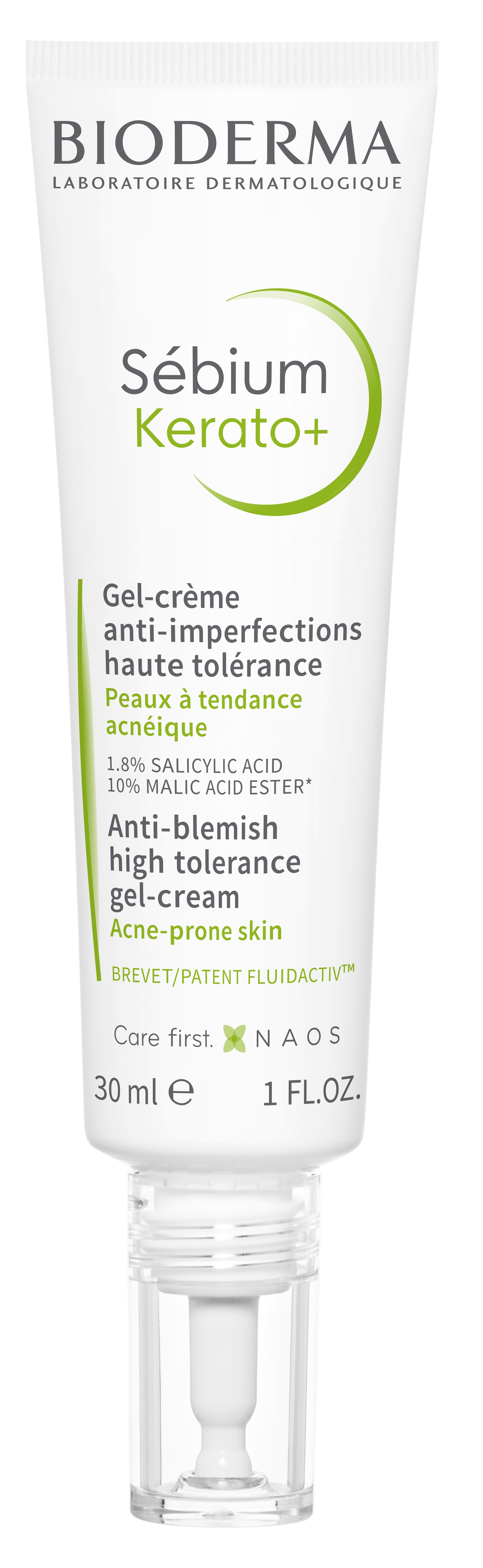 BIODERMA kremas mažinantis spuogus  SEBIUM KERATO+, 30 ml -  