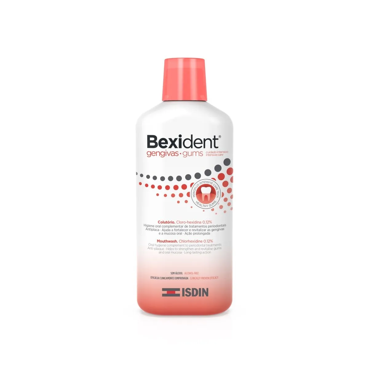 BEXIDENT burnos skalavimo skystis su 0,12% chlorheksidino, 500ml -  2