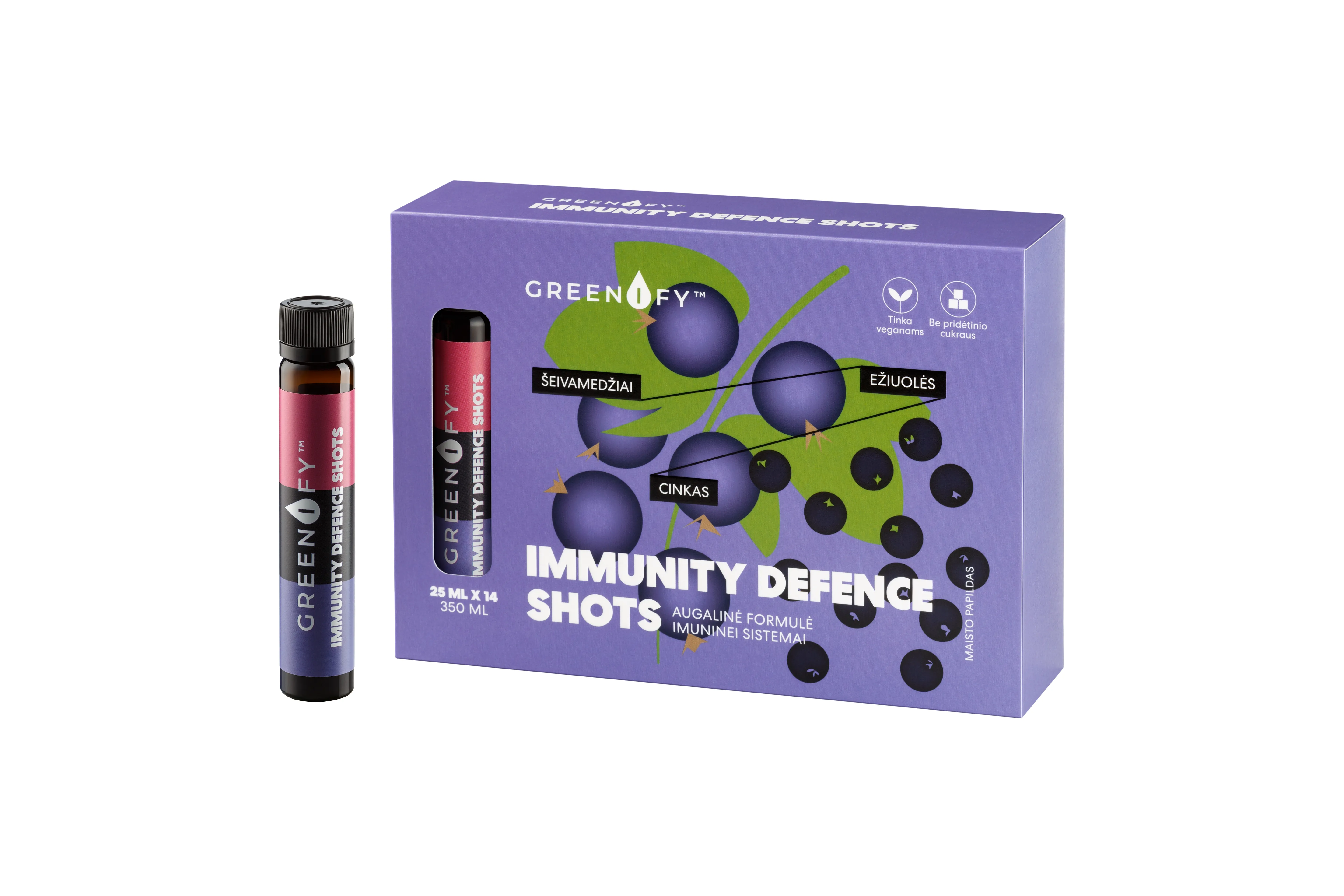 GREENIFY Immunity Defence Shots, N14 x 25ml -  