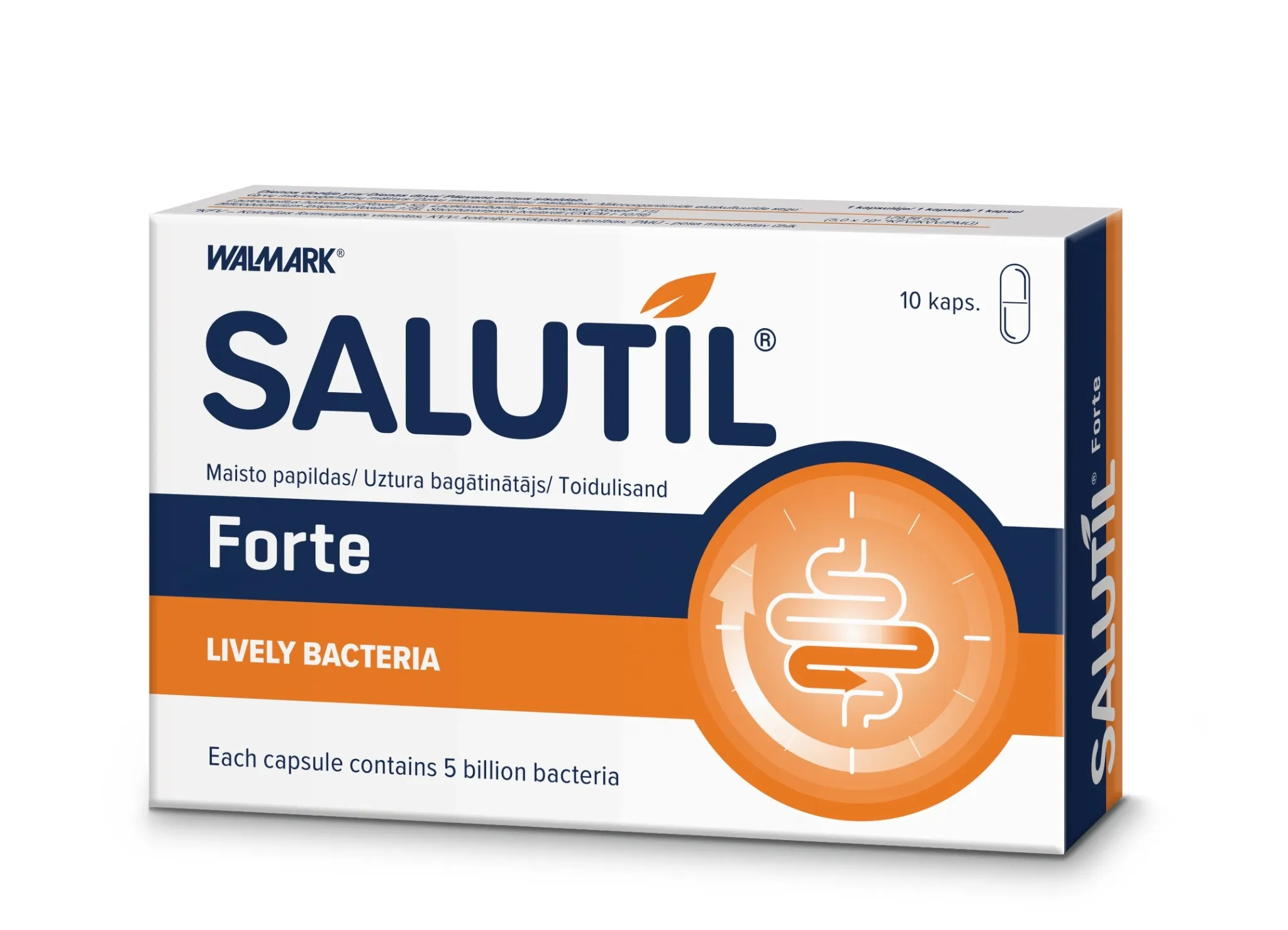 SALUTIL FORTE (5 mlrd. gyvų lakto ir bifido bakterijų), 10 kapsulių -  4