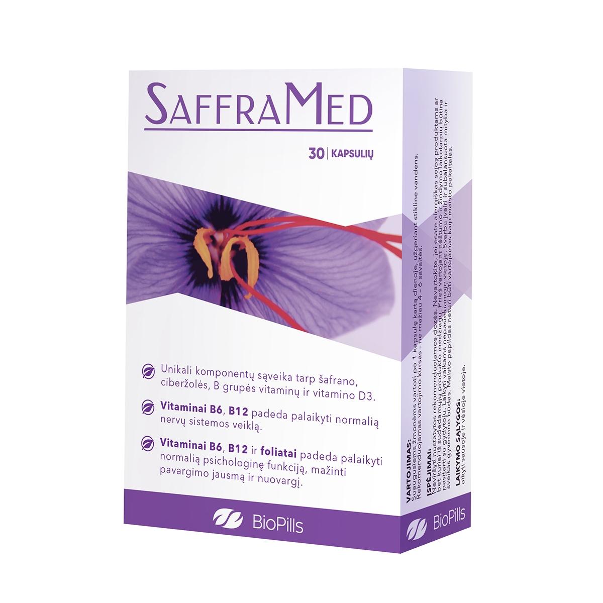 SAFFRA MOOD, 30 kapsulių -  