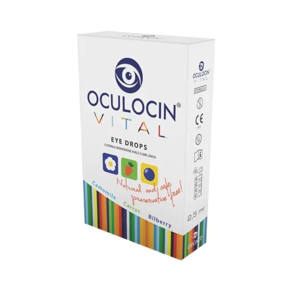 OCULOCIN akių lašai VITAL, 0,5ml, N10 -  