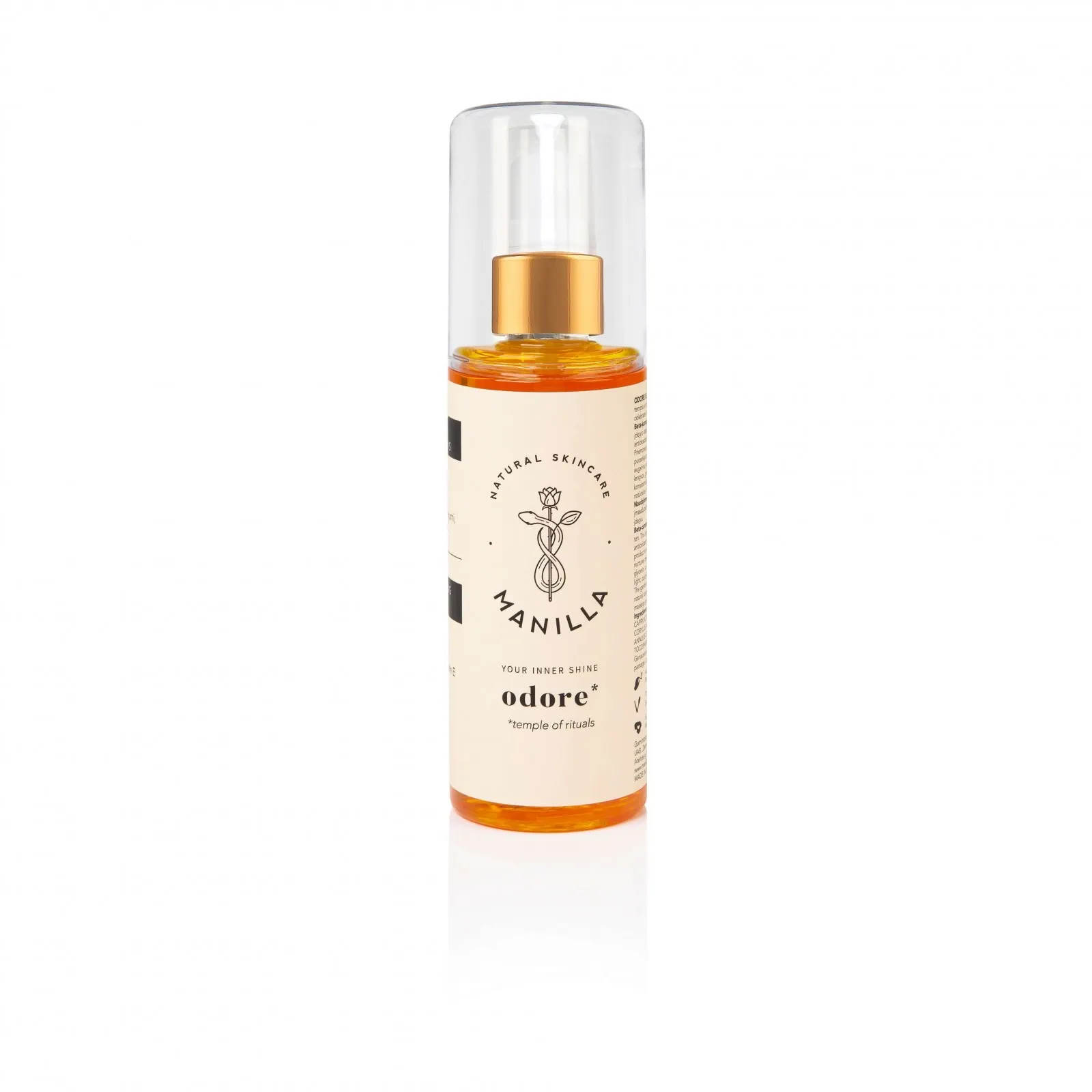 MANILLA natūralų įdegį skatinantis deginimosi aliejus ODORE, 125ml -  