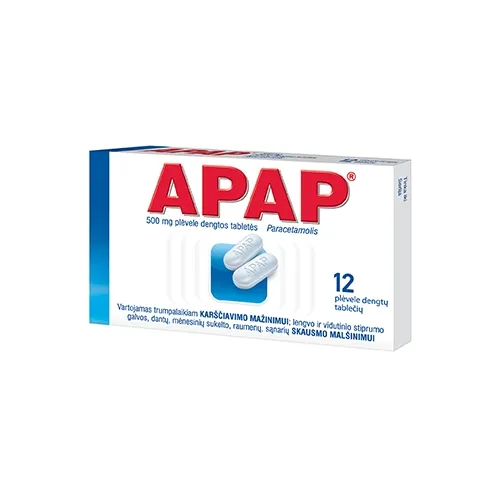 APAP 500mg tab. N12 -  2