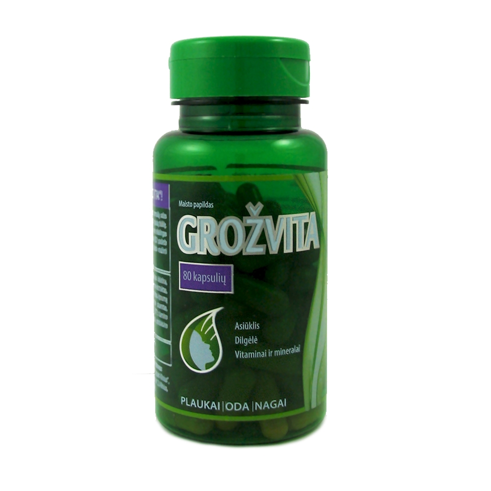 Grožvita kapsulės N80 -  