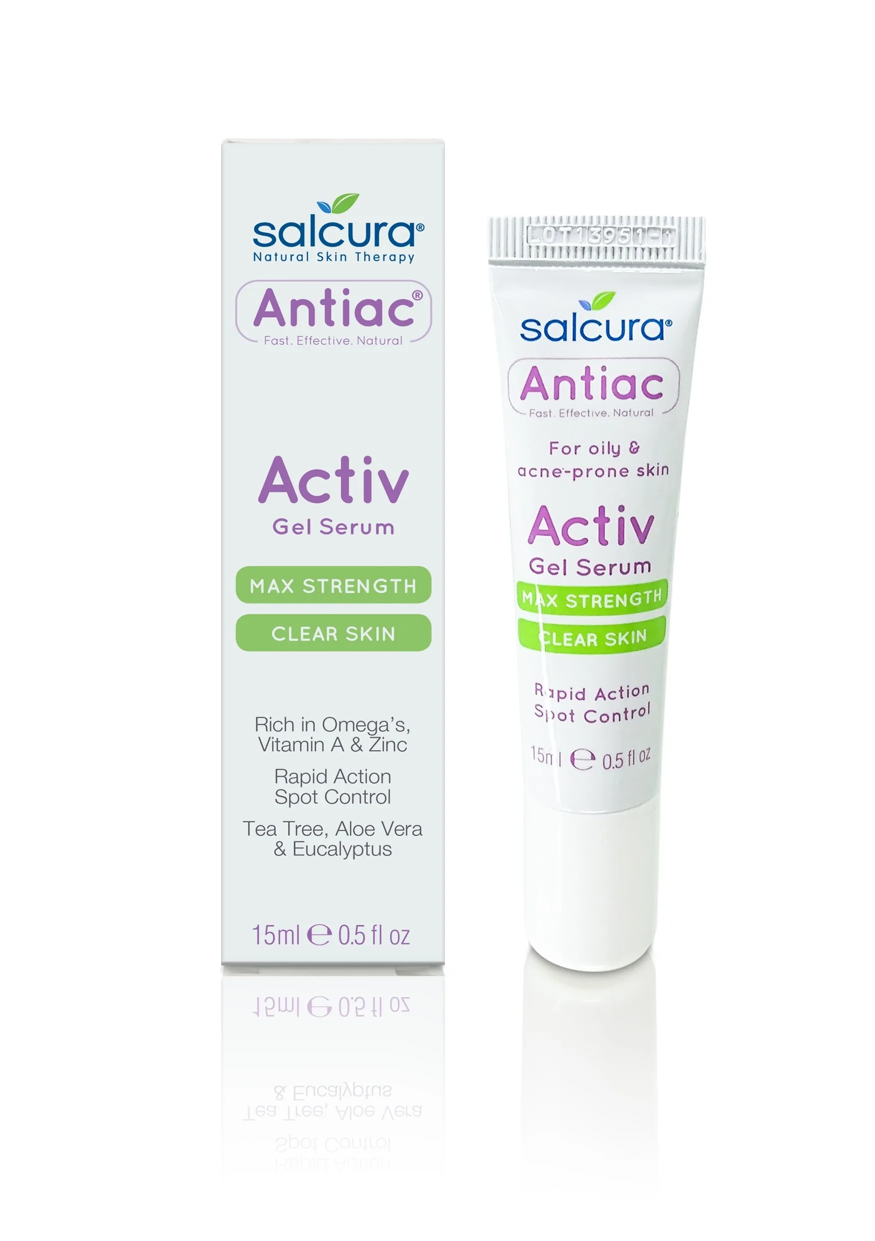 SALCURA taškinė priemonė nuo spuogų  ANTIAC ACTIV, 15ml -  