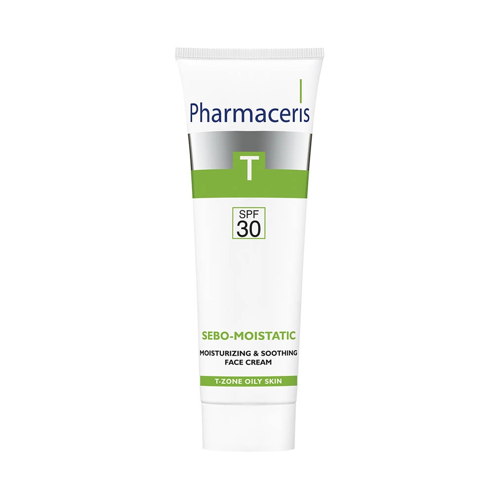 PHARMACERIS T raminamasis kremas SEBO-MOISTATIC SPF30, 50ml -  