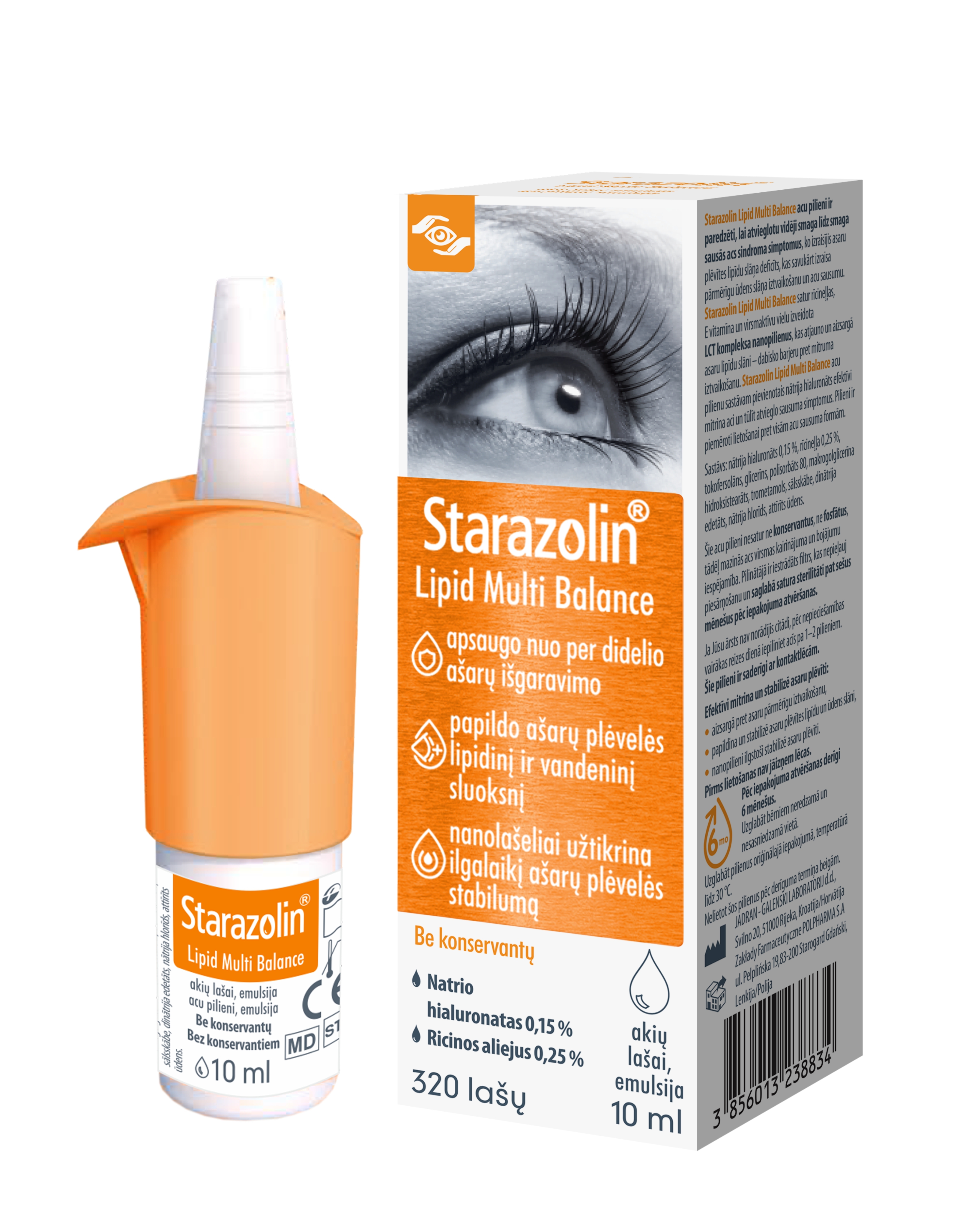 Starazolin Lipid Multi Balance akių lašai, emulsija10ml -  