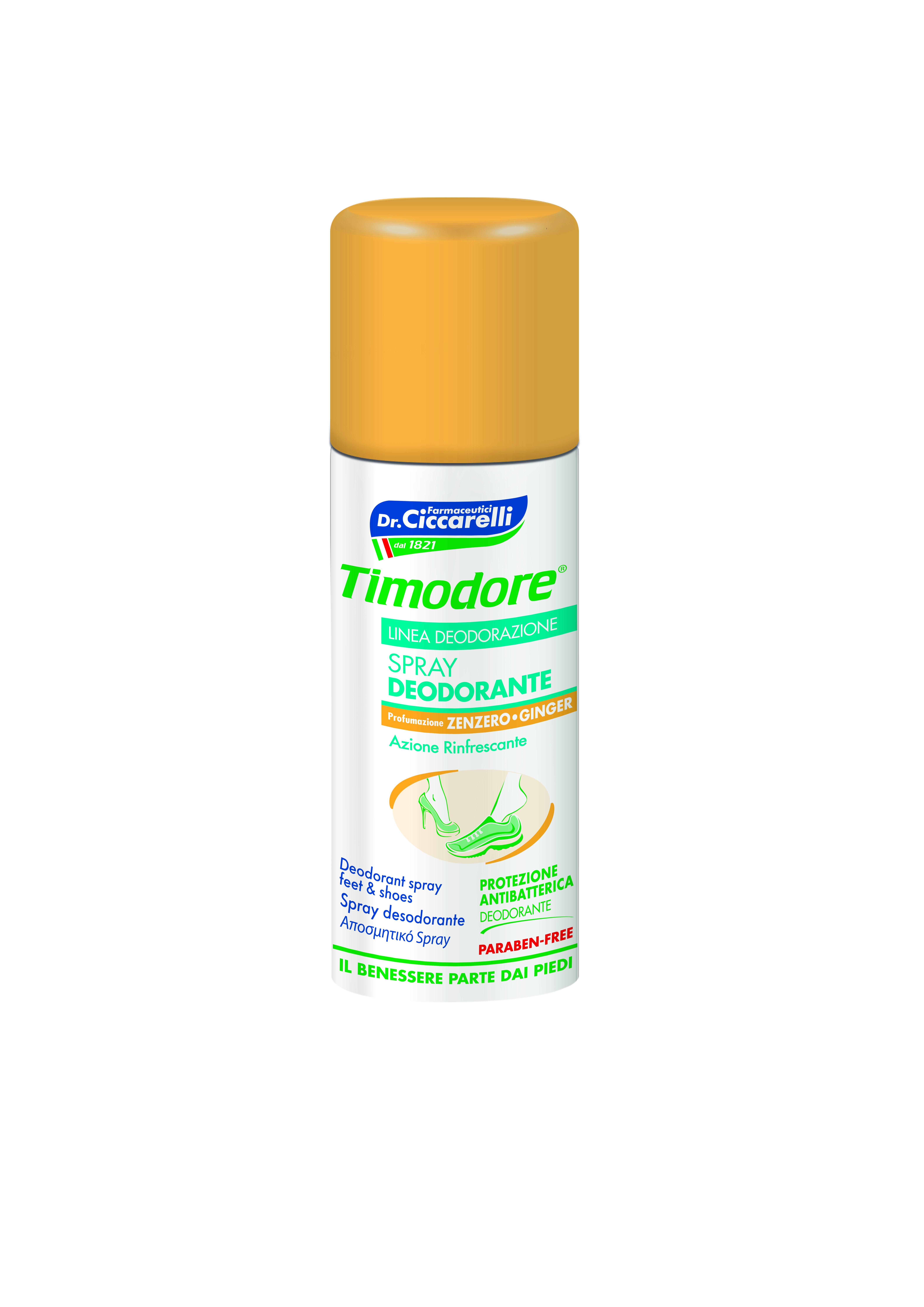 TIMODORE purškiamas dezodorantas su imbierais, 150 ml -  