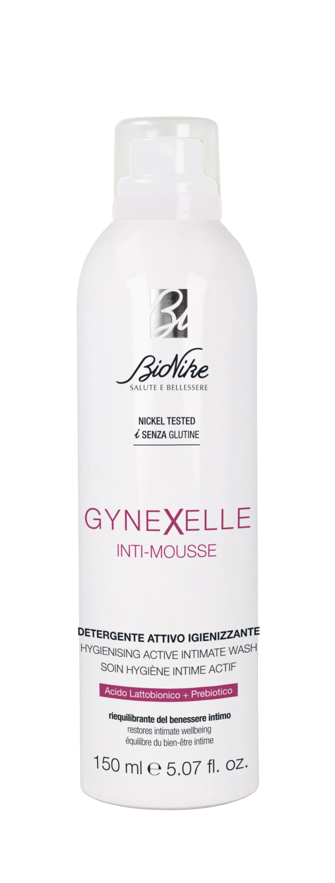 BioNike Gynexelle, intymios higienos prausimosi putos, 150 ml -  