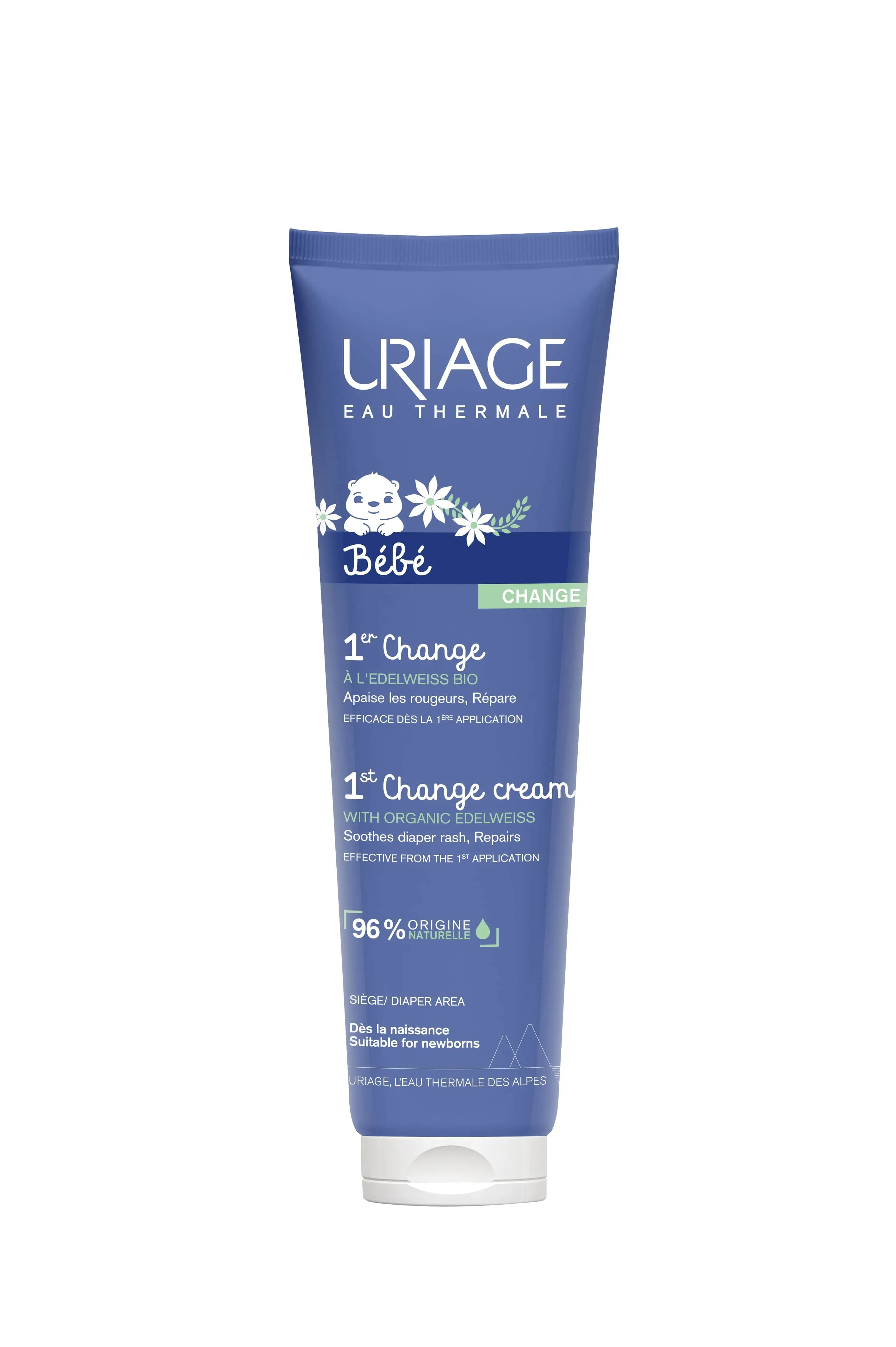 URIAGE kremas nuo vystyklų dermatito BABY 1ER CHANGE, 100ml -  