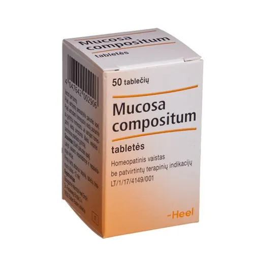 Mucosa compositum tabletės N50 -  