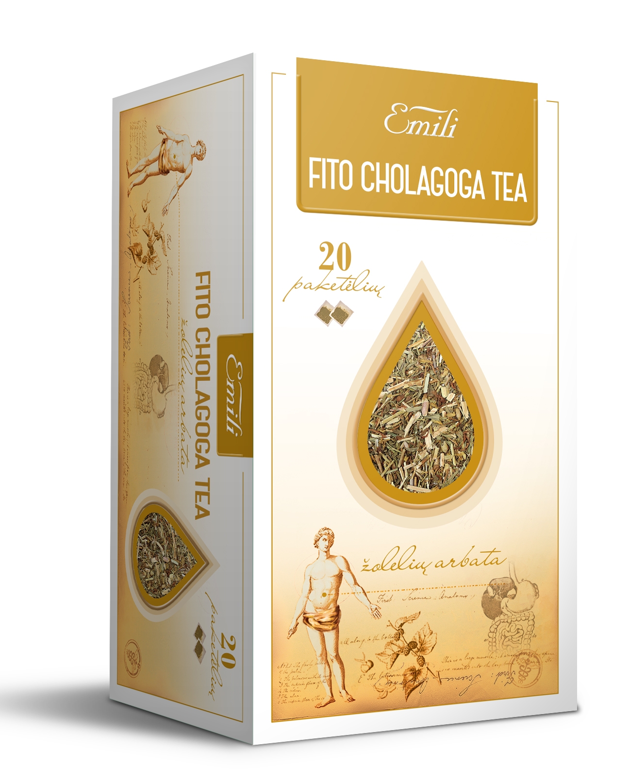 EMILI arbata FITO CHOLAGOGA, 1.5g x N20 -  