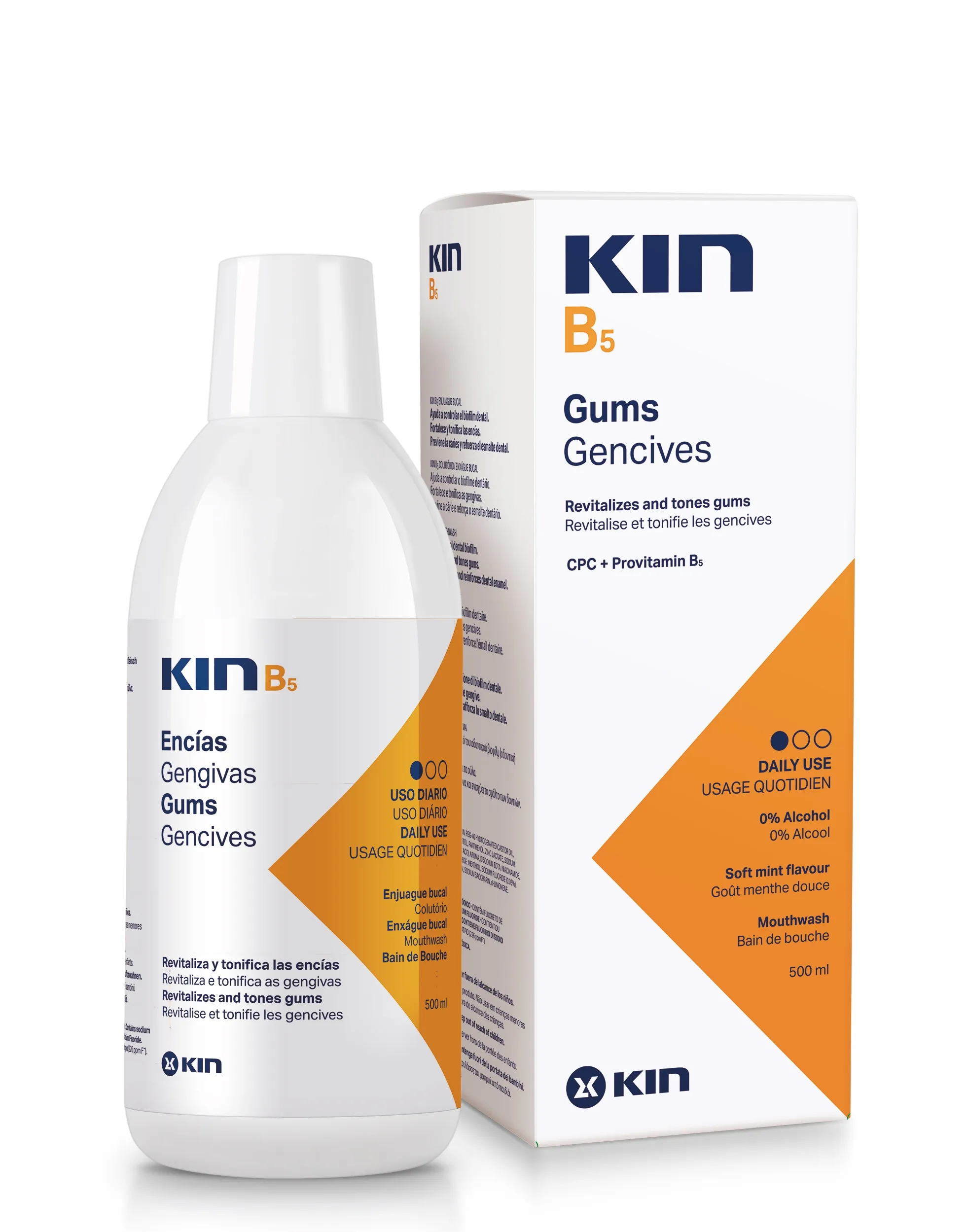 KIN Burnos skalavimo skystis B5, 500ml -  