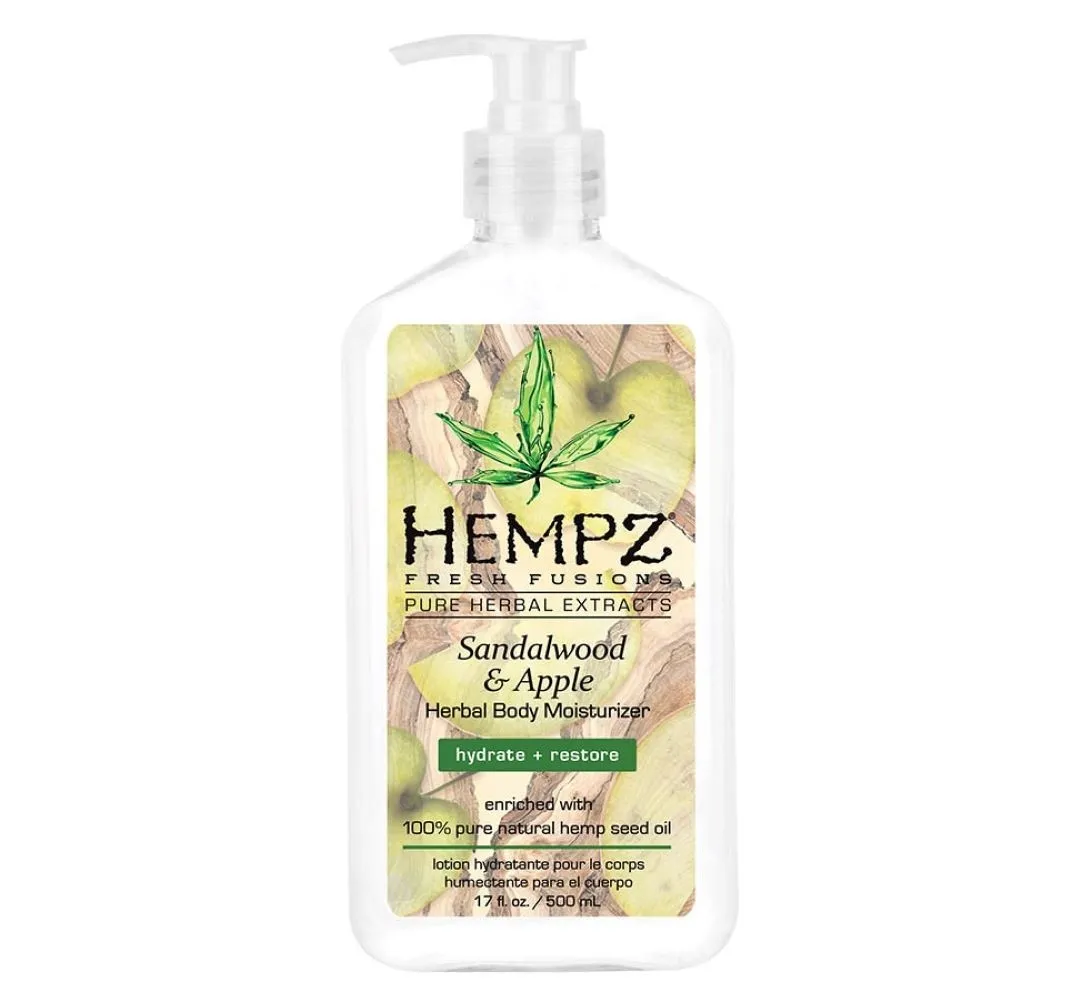 Hempz drėkinantis kūno kremas Sandalwood & Apple, 500ml -  