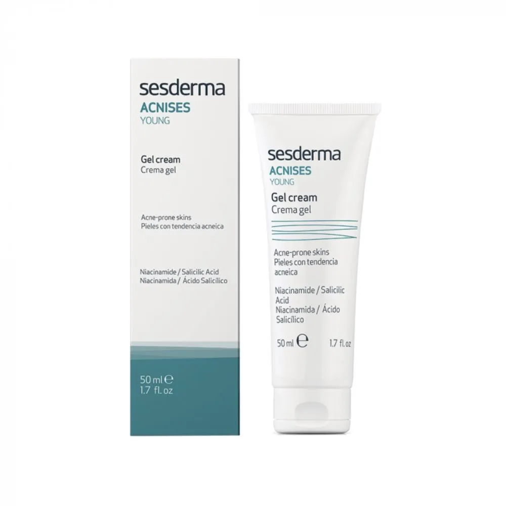 SESDERMA drėkinamasis gelinis kremas ACNISES YOUNG, 50ml -  