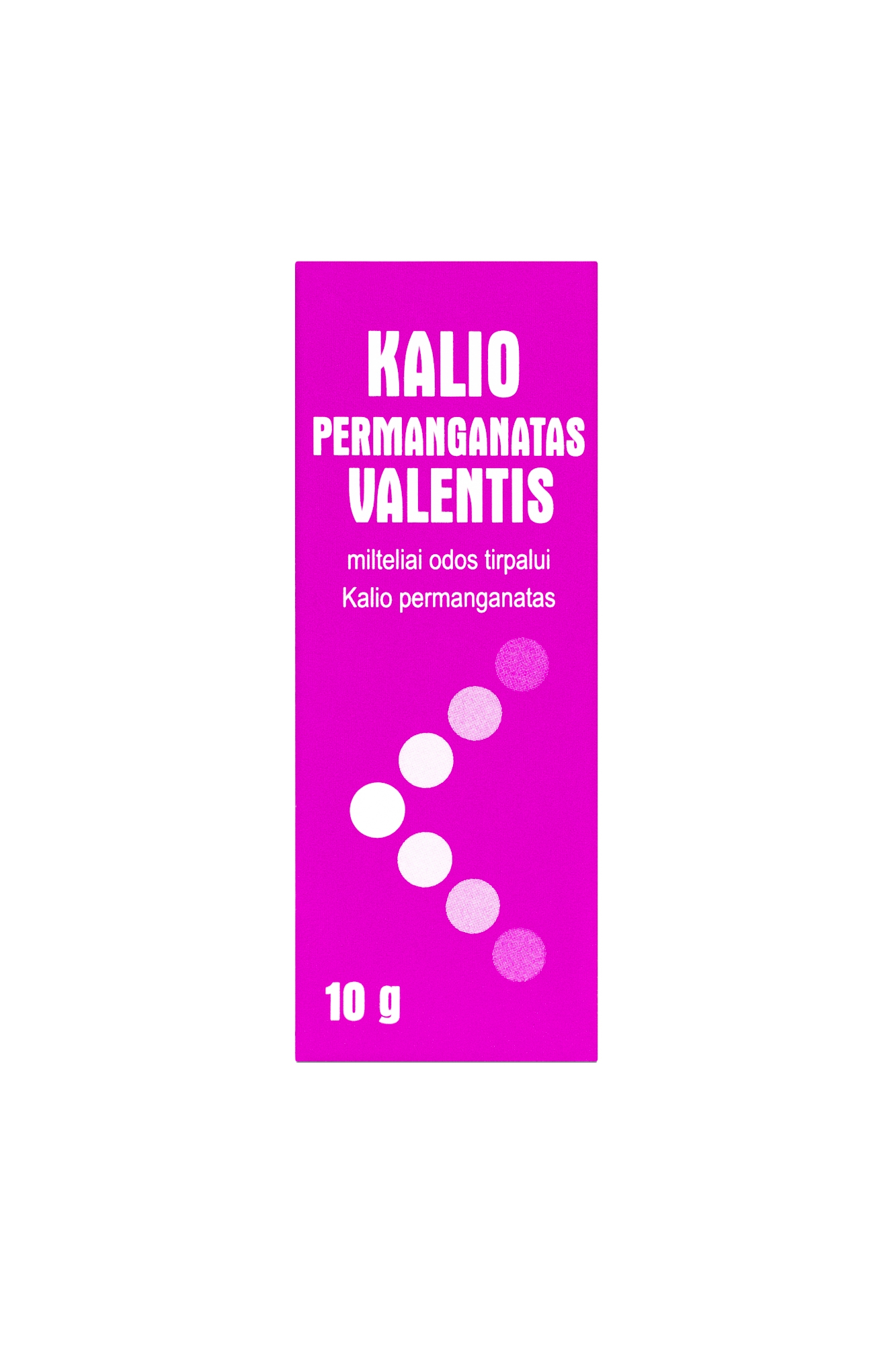 Kalio permanganatas Valentis milteliai tirpalui 10g -  