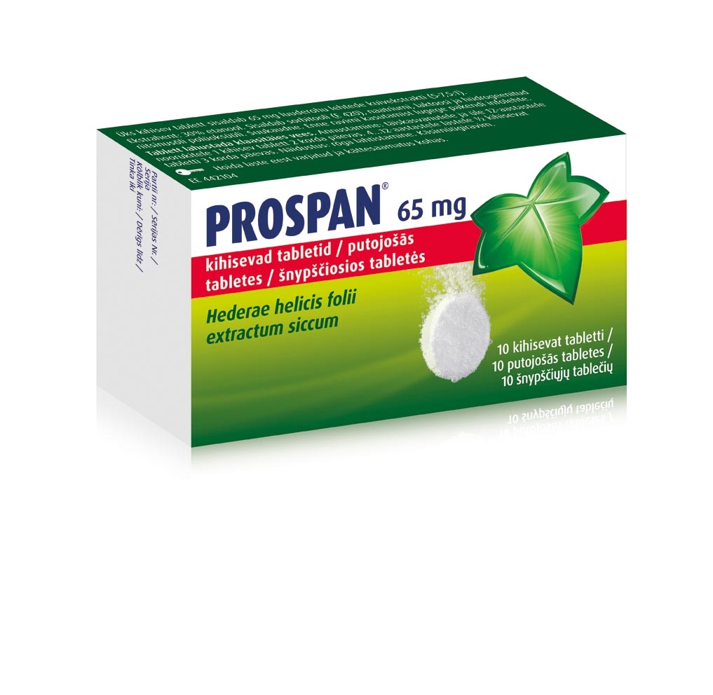Prospan 65mg tirpios tab. N10 -  