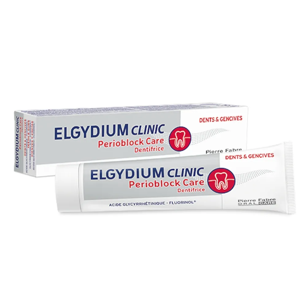 ELGYDIUM CLINIC dantų pasta PERIOBLOCK CARE jautrioms dantenoms -  