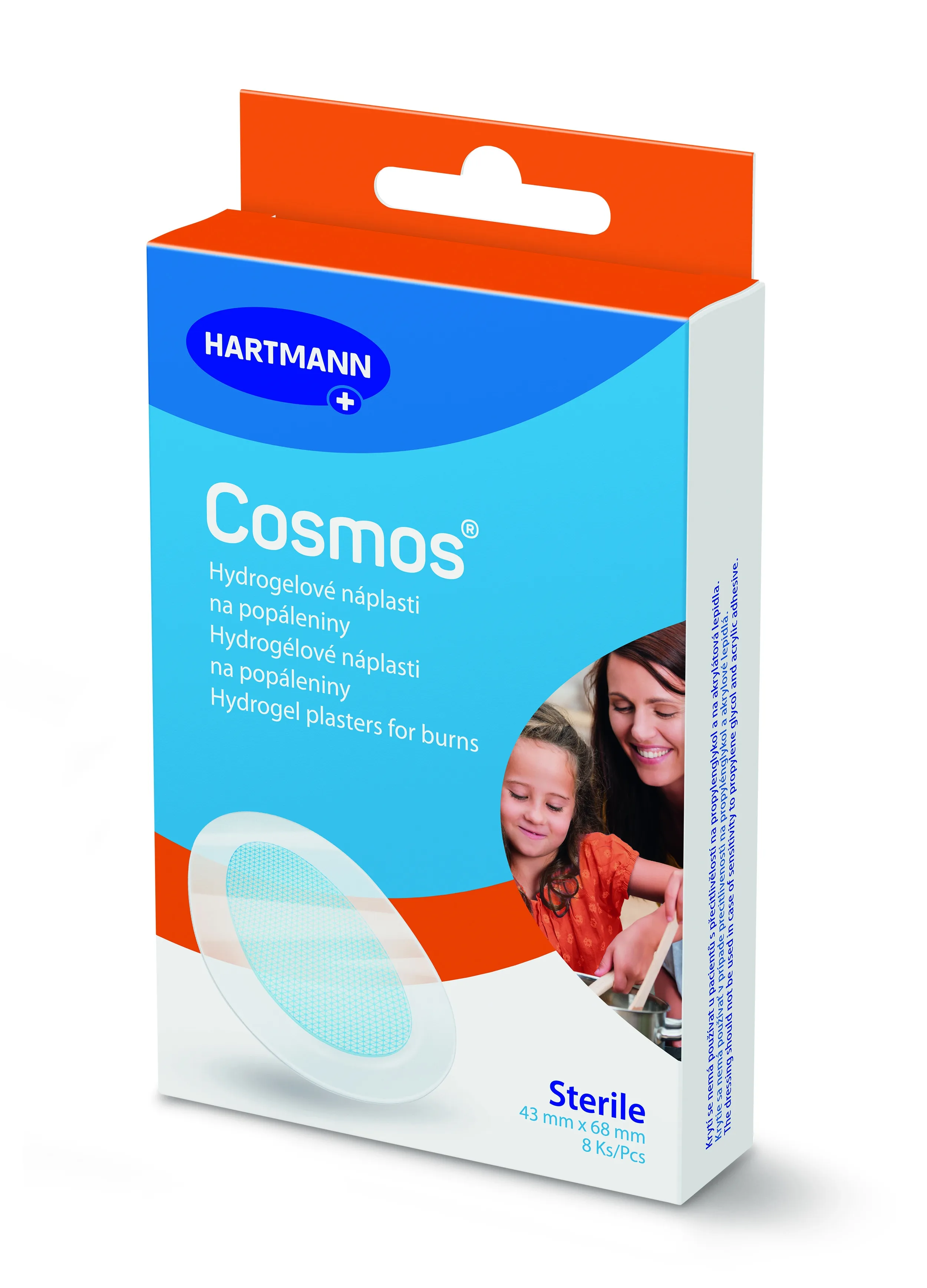 COSMOS pleistras nudegimams 68x43mm, 8vnt. -  
