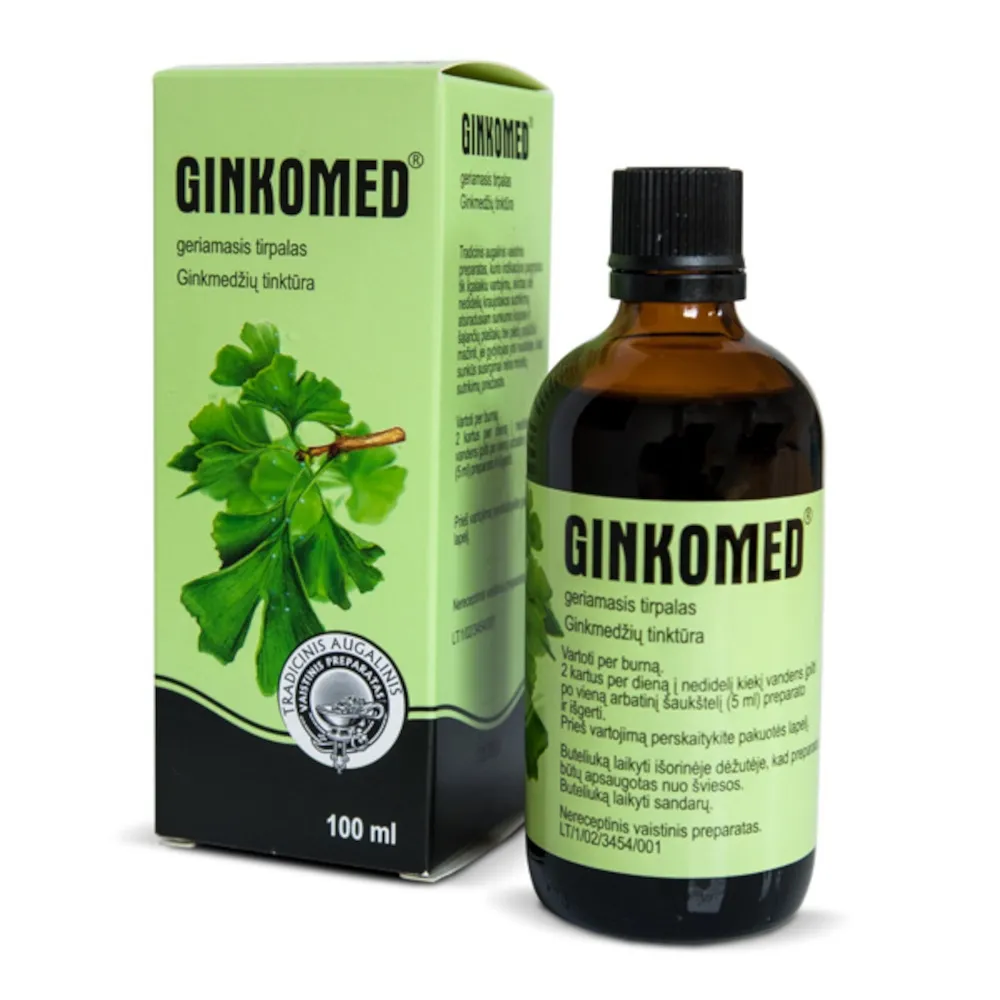 GINKOMED 1ml/ml geriamasis tirpalas 100ml -  