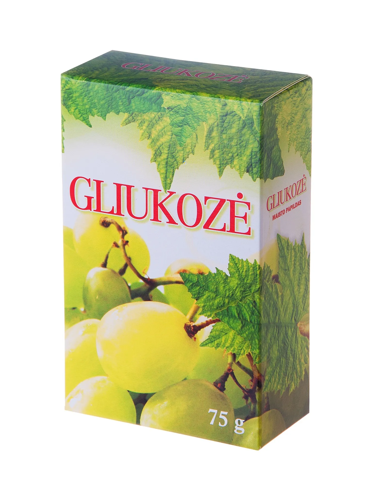 Gliukozės milteliai maišelyje, 75g -  