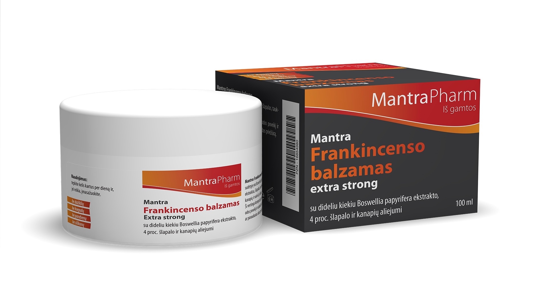 MANTRA FRANKINCENSO BALZAMAS EXTRA STRONG, 100ml -  