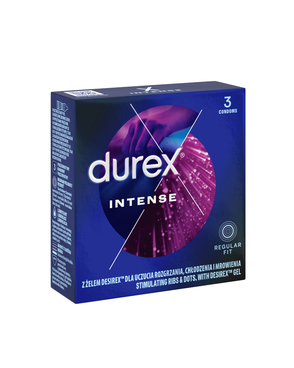DUREX Intense stimuliuojamieji prezervatyvai N3 -  