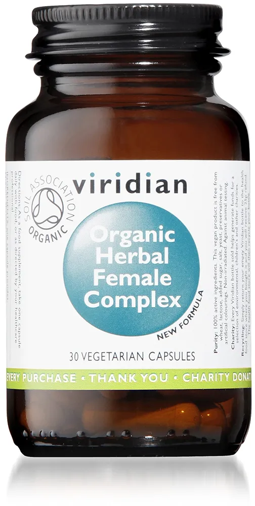 VIRIDIAN ORGANIC HERBAL FEMALE COMPLEX, N30 -  