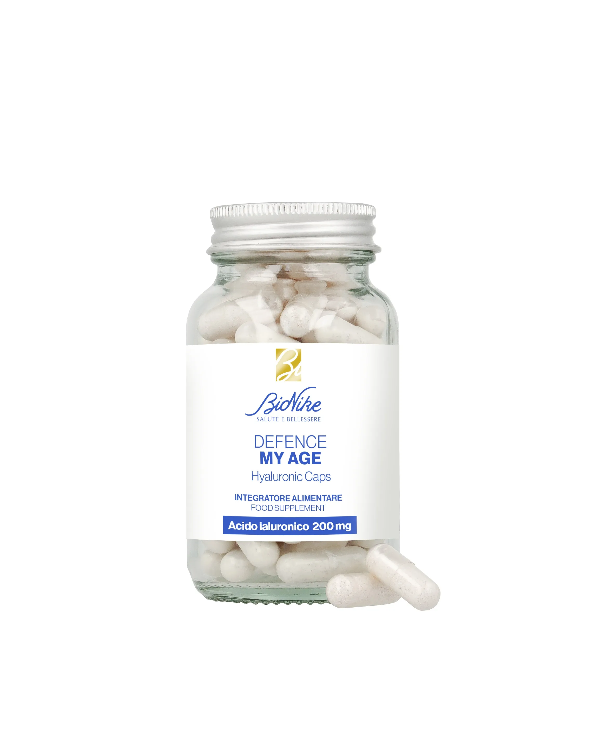 BIONIKE DEFENCE MY AGE Hialurono rūgštis 200 mg, N60 kapsulės -  